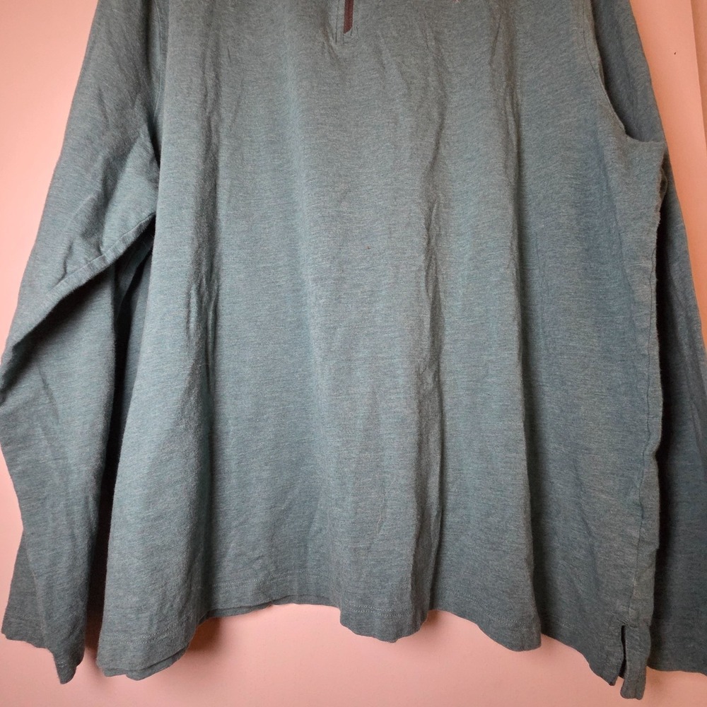 Coolibar Men's Quarter Zip Jacket UPF 50+ Size XL Blue Outdoors Sun Protection - Picture 9 of 11